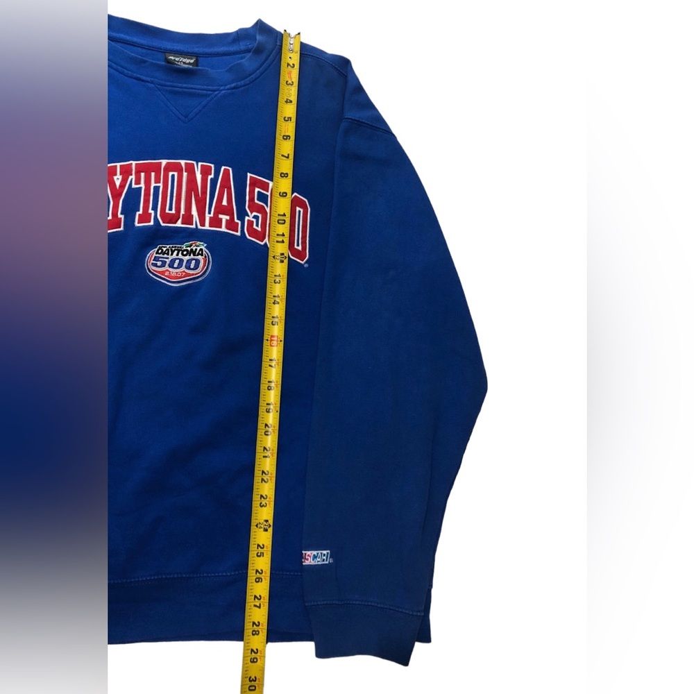 Vtg NASCAR Daytona 500 Embroidered 49th Annual ProEdge Racing Sweatshirt Large - Picture 7 of 11
